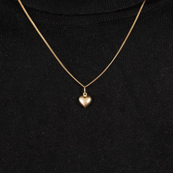 Pendentif or 375 jaune coeur