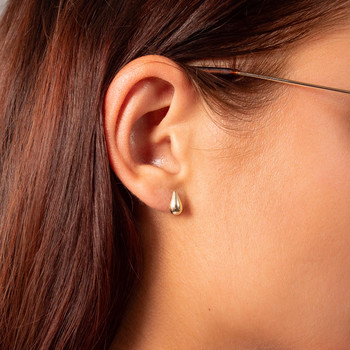 Boucles d'oreilles or 375 jaune goute
