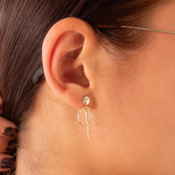 Boucles d'oreilles or 375 jaune