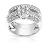 Alliance or 750 blanc duo diamant