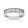 Alliance demi-tour or 750 blanc diamant