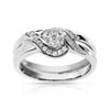 Alliance or 750 blanc duo diamant