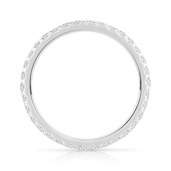 Alliance or 750 blanc diamant
