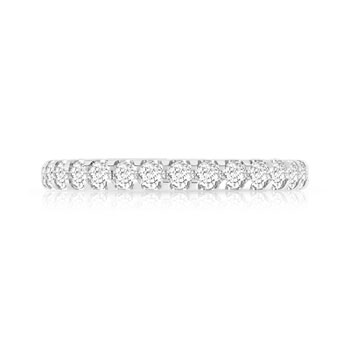 Alliance or 750 blanc diamant