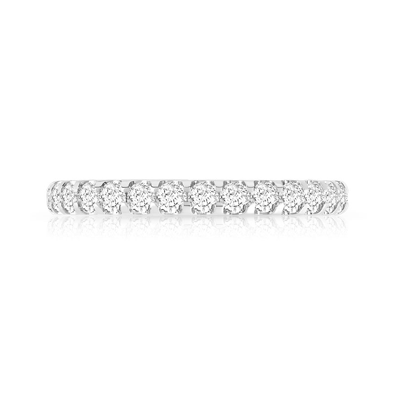 Alliance or 750 blanc diamant - vue 3