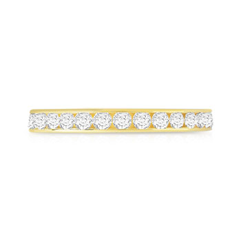 Alliance or 750 jaune diamant