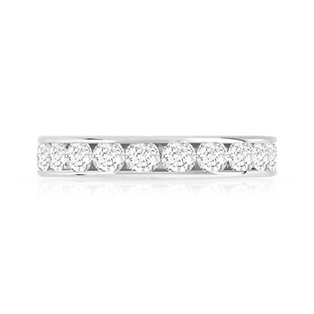 Alliance or 750 blanc diamant
