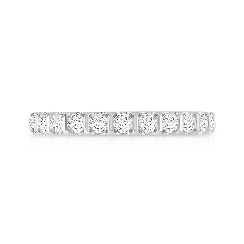 Alliance or 750 blanc diamant - vue 3
