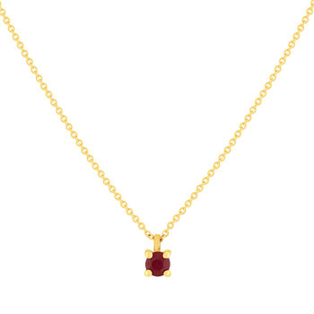 Collier or 375 jaune rubis 45 cm