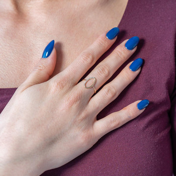 Bague or 375 jaune diamants