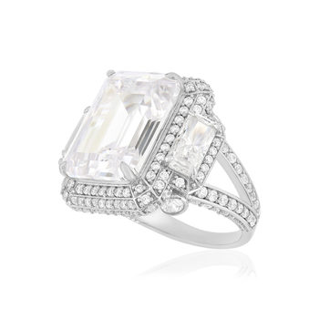 Bague argent 925 et zirconias