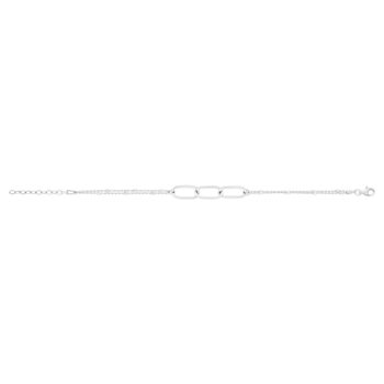 Bracelet argent 925 fantaisie 20 cm