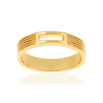 Yellow gold-plated ring