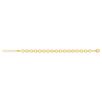 Bracelet plaqué or jaune 19cm