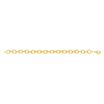 Bracelet plaqué or jaune 18cm