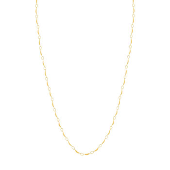 Collier plaqué or jaune 45cm