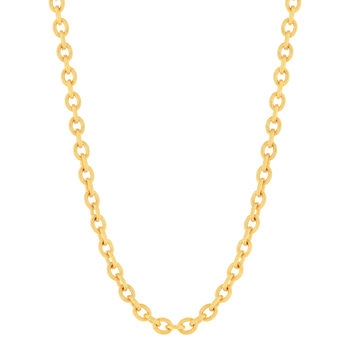 Collier plaqué or jaune 42cm
