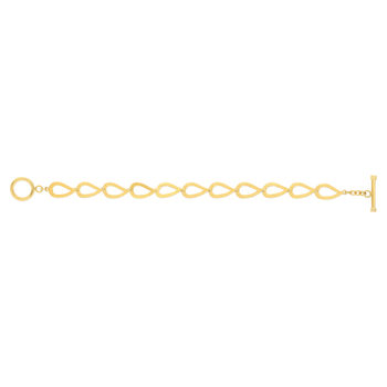 Bracelet plaqué or jaune 18cm