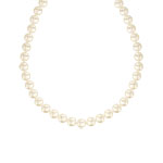 Collier or 750 jaune perles de culture du Japon
