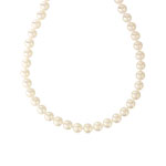 Collier or 750 jaune perles de culture du Japon