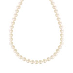 Collier or 750 jaune perles de culture du Japon