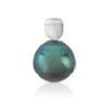 Pendentif or 750 blanc perle de culture de Tahiti