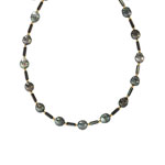 Collier or 750 jaune perles de culture de Tahiti nacre