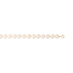 Bracelet or 750 jaune perles de culture de Chine