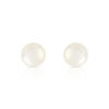 Boucles d'oreilles or 750 jaune perles de culture de Chine