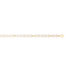 Bracelet or 750 jaune perles de culture de Chine