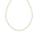 Collier or 750 jaune perles culture de Chine