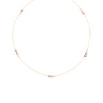 Collier or 750 jaune perle de culture de Chine