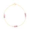 Bracelet or 750 jaune perle de culture de Chine