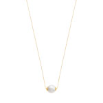 Collier or 750 jaune perle de culture de Chine