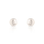 Boucles d&rsquo;oreilles or 750 perle de culture de Chine