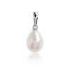 Pendentif or 750 blanc perle de culture de Chine