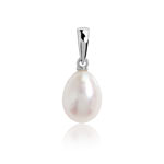 Pendentif or 750 blanc perle de culture de Chine