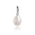 Pendentif or 750 blanc perle de culture de Chine