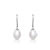 B.o. or 750 blanc perle de culture de Chine