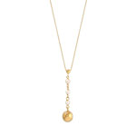 Collier or 750 jaune perle de culture de Chine