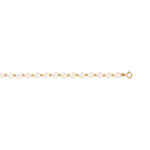 Bracelet or 750 jaune perle de Culture de Chine