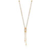 Collier or 750 jaune perle de culture de chine