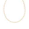 Collier or 750 jaune perle de culture de Chine