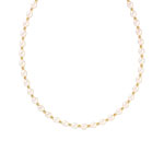 Collier or 750 jaune perle de culture de Chine