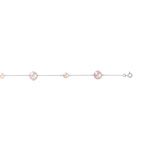 Bracelet or 750 blanc perle de culture de Chine