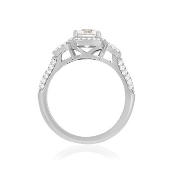 Bague argent 925 et zirconias