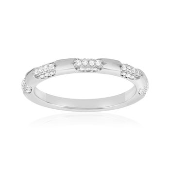 Bague argent 925 et zirconias