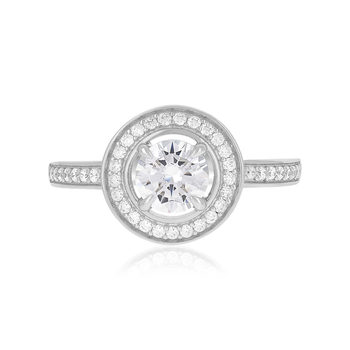 Bague argent 925 et zirconias