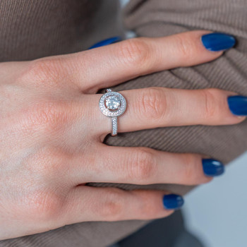 Bague argent 925 et zirconias
