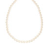 Collier or 750 jaune perles de culture du Japon 45 cm - vue V1